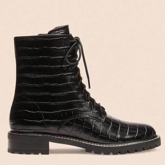 NEW NWT Reformation Amelia Leather Boot Size 6 - Picture 1 of 12